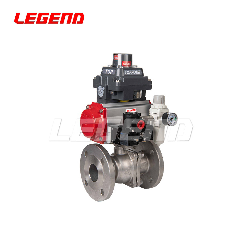 氣動(dòng)不銹鋼法蘭球閥（防爆附件）