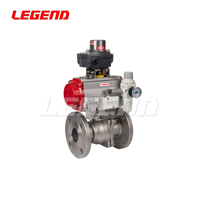 氣動(dòng)O型球閥（普通三聯(lián)件）