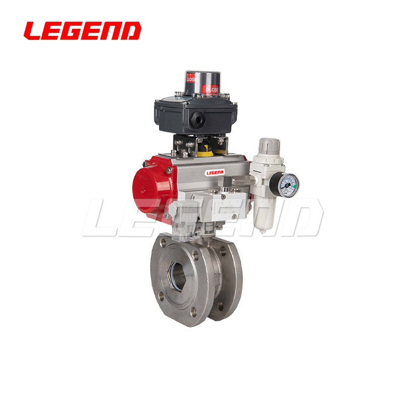 氣動(dòng)對夾式薄型球閥（三聯(lián)件）