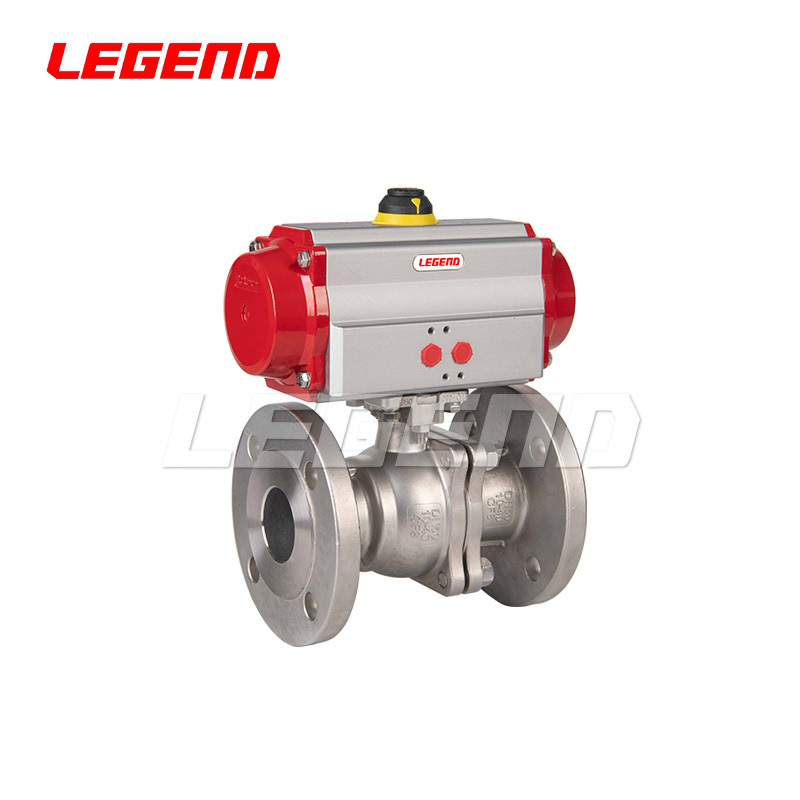 氣動(dòng)不銹鋼切斷式法蘭球閥