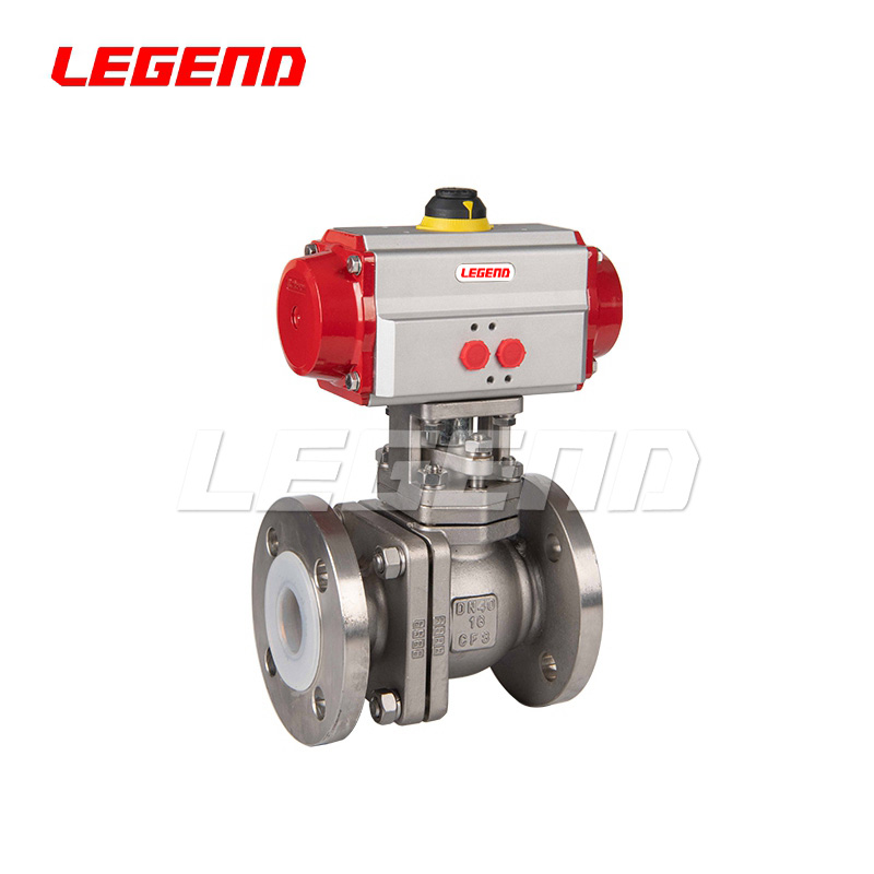 氣動(dòng)不銹鋼襯氟球閥