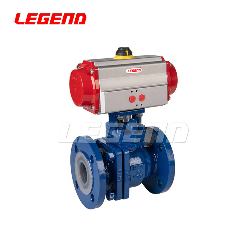 氣動(dòng)法蘭襯氟球閥