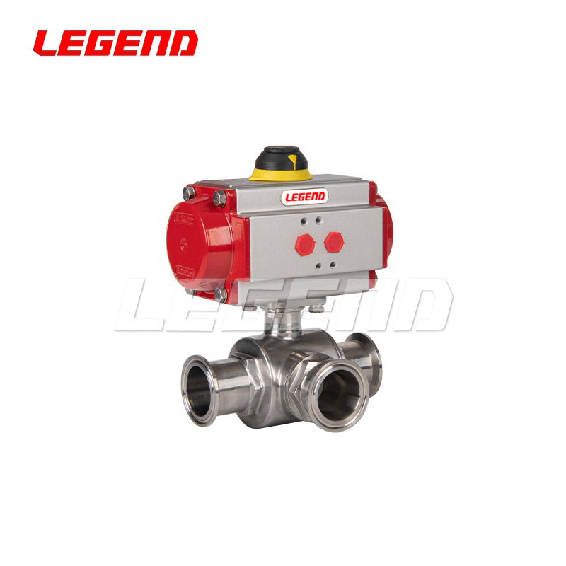 氣動(dòng)三通衛(wèi)生級(jí)球閥