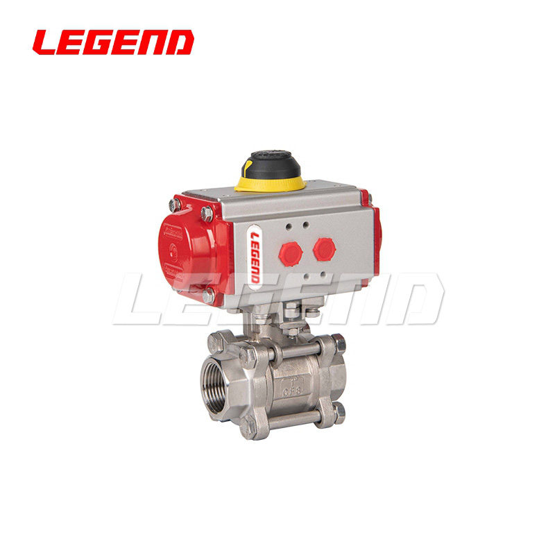 氣動(dòng)三片式內(nèi)螺紋球閥