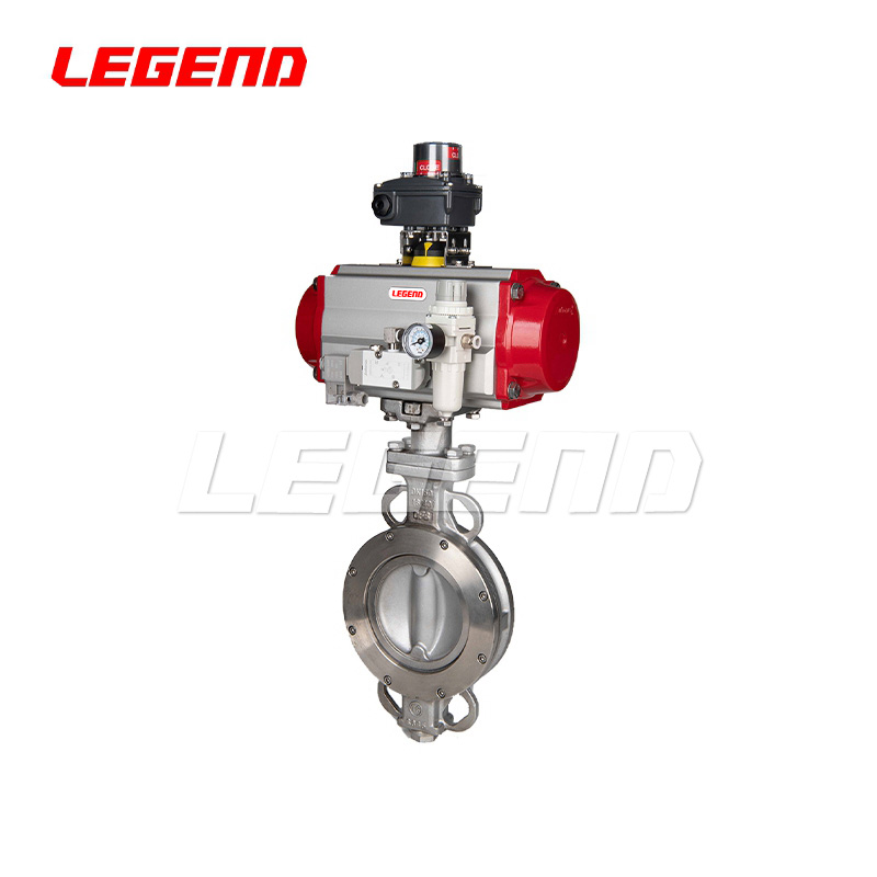 氣動三偏心對夾式蝶閥