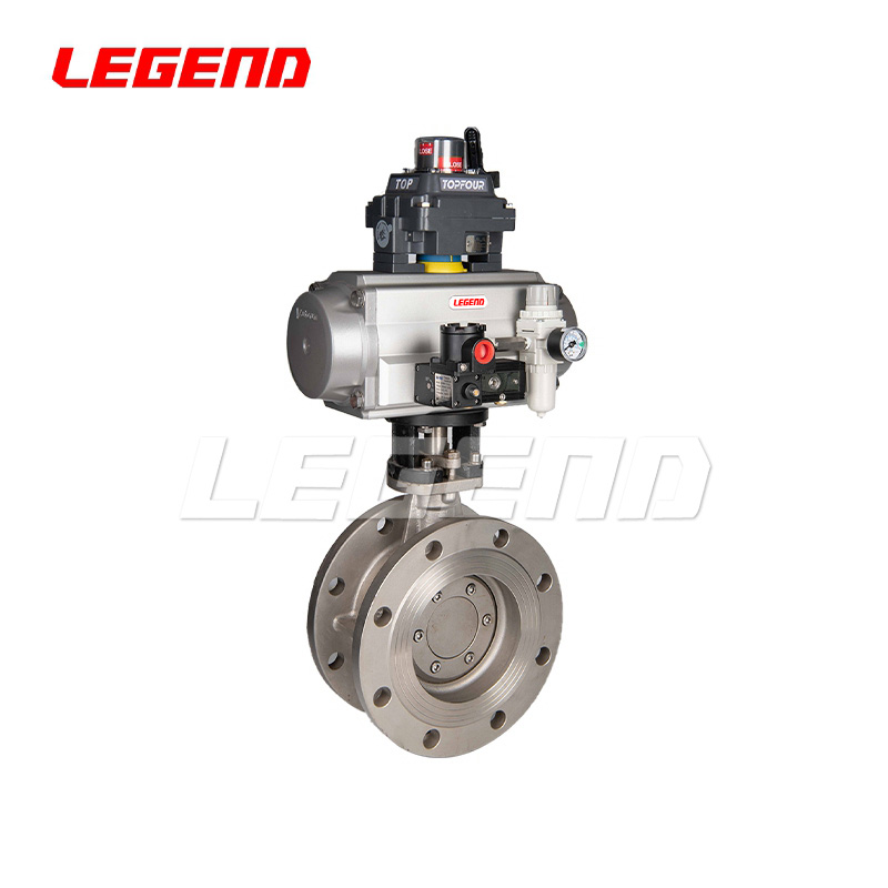 氣動法蘭式硬密封蝶閥（防爆附件）