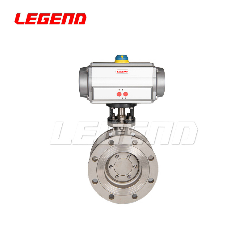 氣動法蘭式硬密封蝶閥