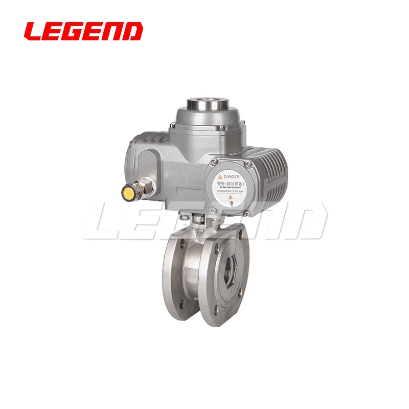 精小型電動(dòng)防爆對(duì)夾式球閥