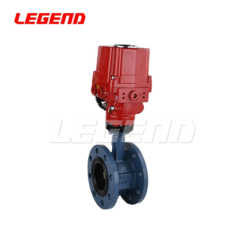 防爆電動法蘭軟密封蝶閥