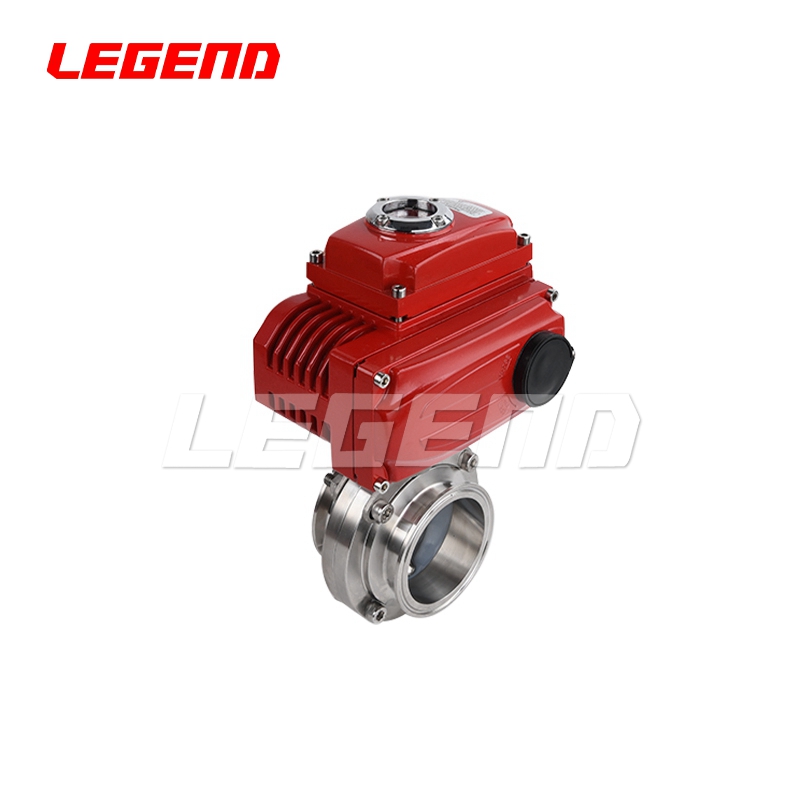 電動衛(wèi)生級卡箍蝶閥