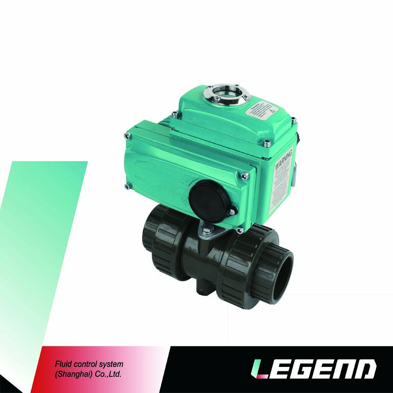電動雙由令塑料球閥